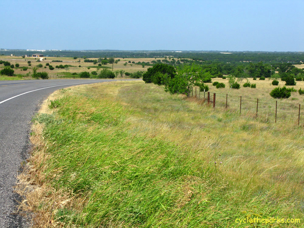  Cleburne State Park from a few miles